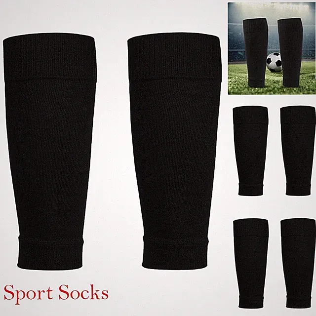 1/2Pair Football Socks Soccer Hockey Rugby Leg Sleeve Calf Compression GripSocks