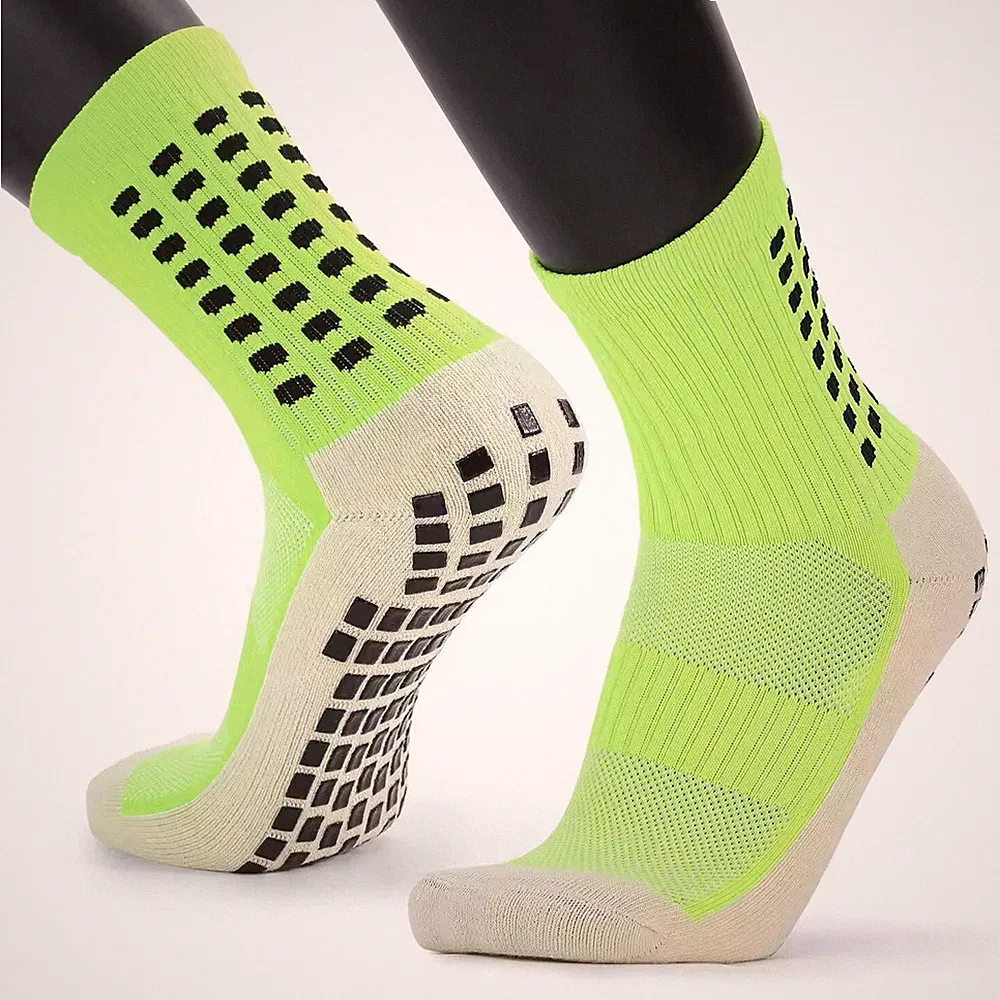 1 Pair Sport Socks Anti-Slip Grip Soccer Football Basketball Men/W Socks Premium
