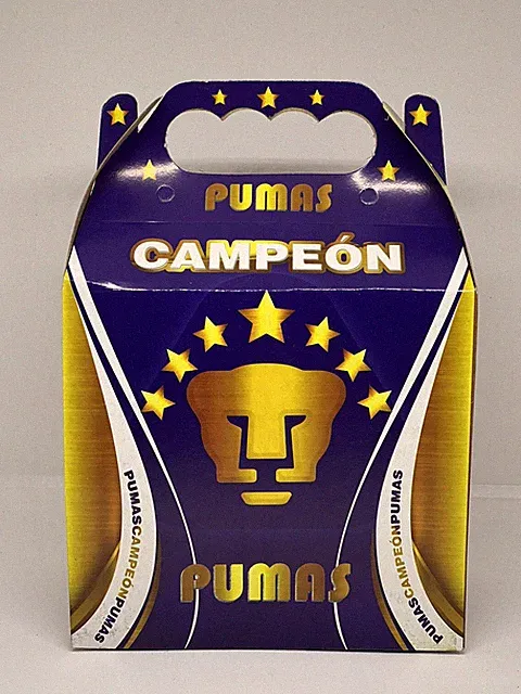 10 ct. Pack - Soccer Pumas Candy Boxes / Paquete con 10 Cajas