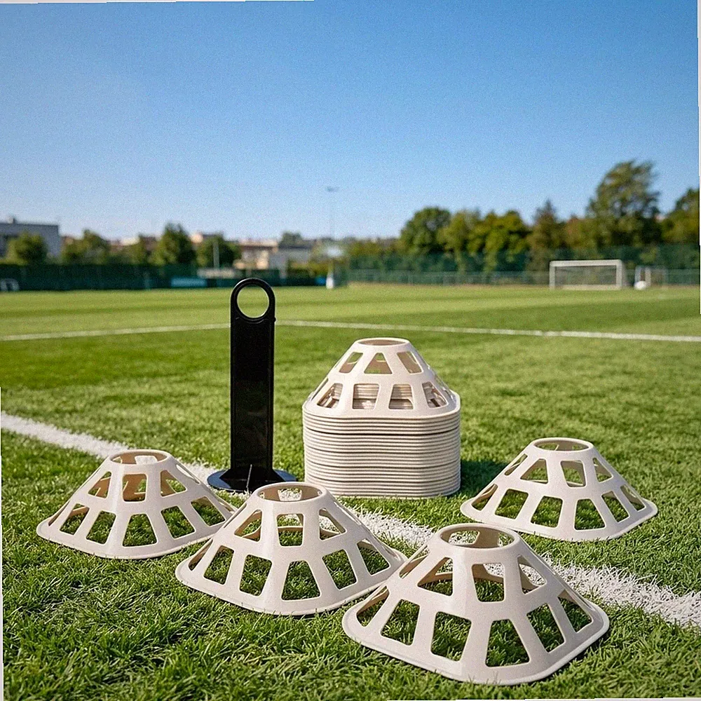 10 Pieces Soccer Disc Cones Football Training Cones Exercise Agility Training