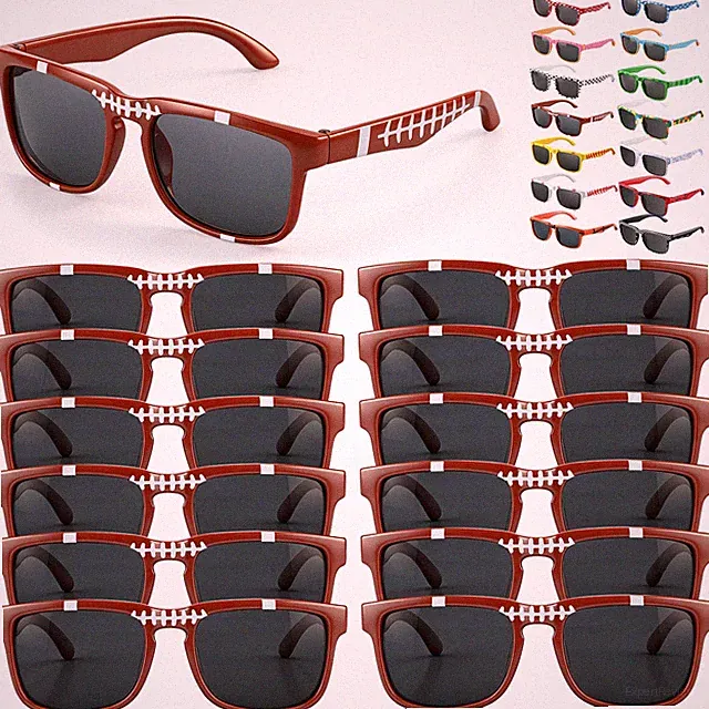 12 Pack Football Sunglasses for Party Favors Plastic Sunglasses for Summer Po...
