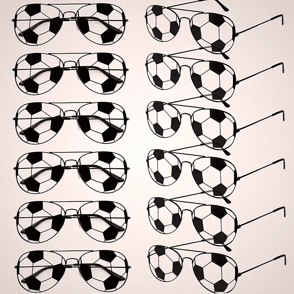 12 Pcs Soccer Party Favors Sport Glasses Team Gift Bags Stuffers for Women Me...