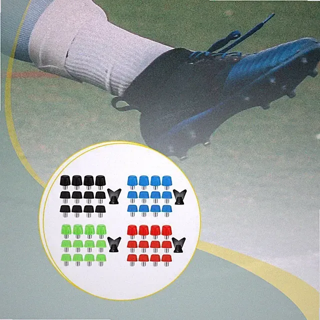 12 Pieces Football Boot Spikes Screw in Threading Screw Non Slip with Wrench