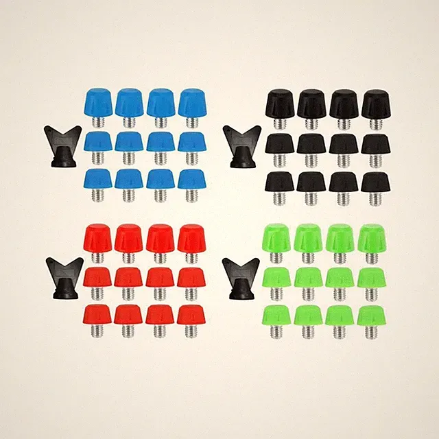 12 Pieces Football Boot Spikes Screw in Threading Screw Non Slip with Wrench