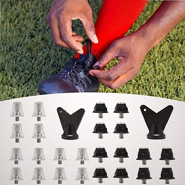 12 Pieces Soccer Boot Cleats Replacement M5 Threading Professional Comfortable