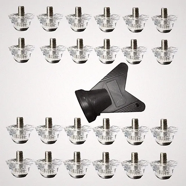 12Pcs Aluminum Football Stud Soccer Cleats Screw Cleat Football Stud Enduring