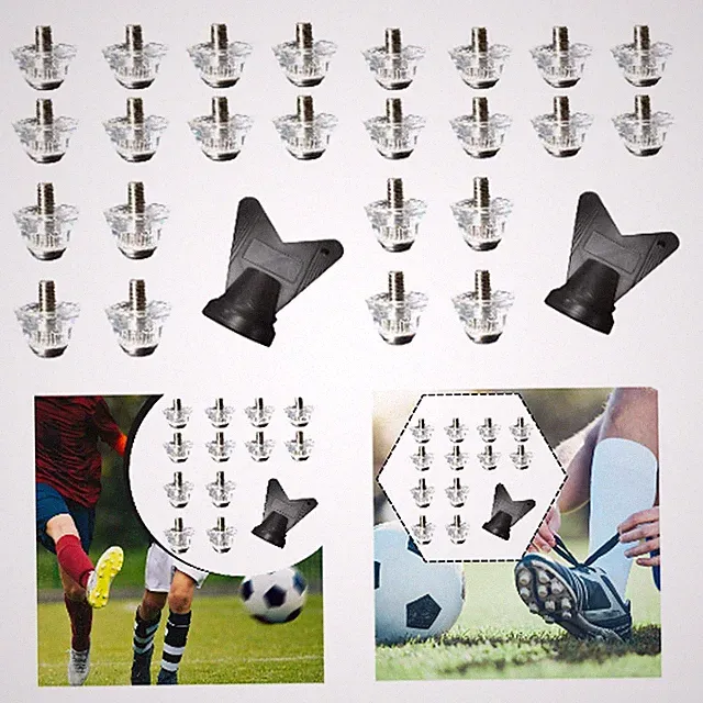 12Pcs Football Boot Replacement Screw in Sport Stable Turf Fixed Rugby Soccer