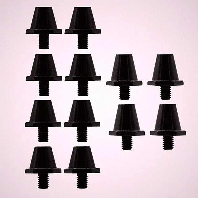 12Pcs Football Boot Spikes Replacement Spikes Portable Screw in Turf Track