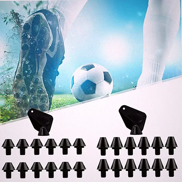 12Pcs Football Boot Spikes Soccer Boot Cleats Professional Firm Ground