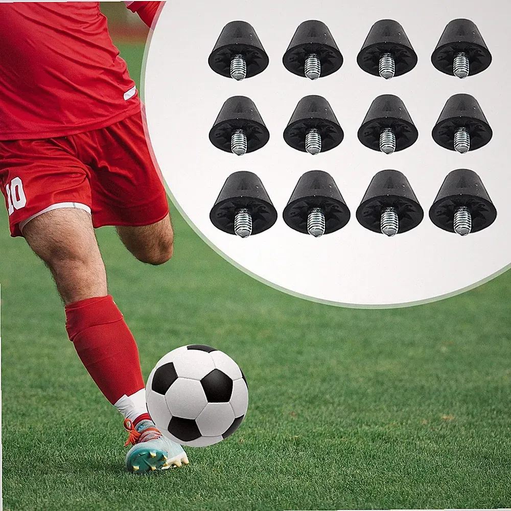 12Pcs Football Shoe Spikes Soccer Studs Screw in Professional Turf Firm Ground