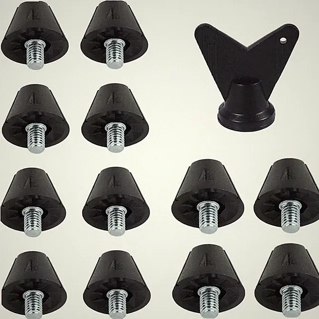 12pcs Football Spike for studs with Wrench for Soccer For Rugby Hiking Cleats