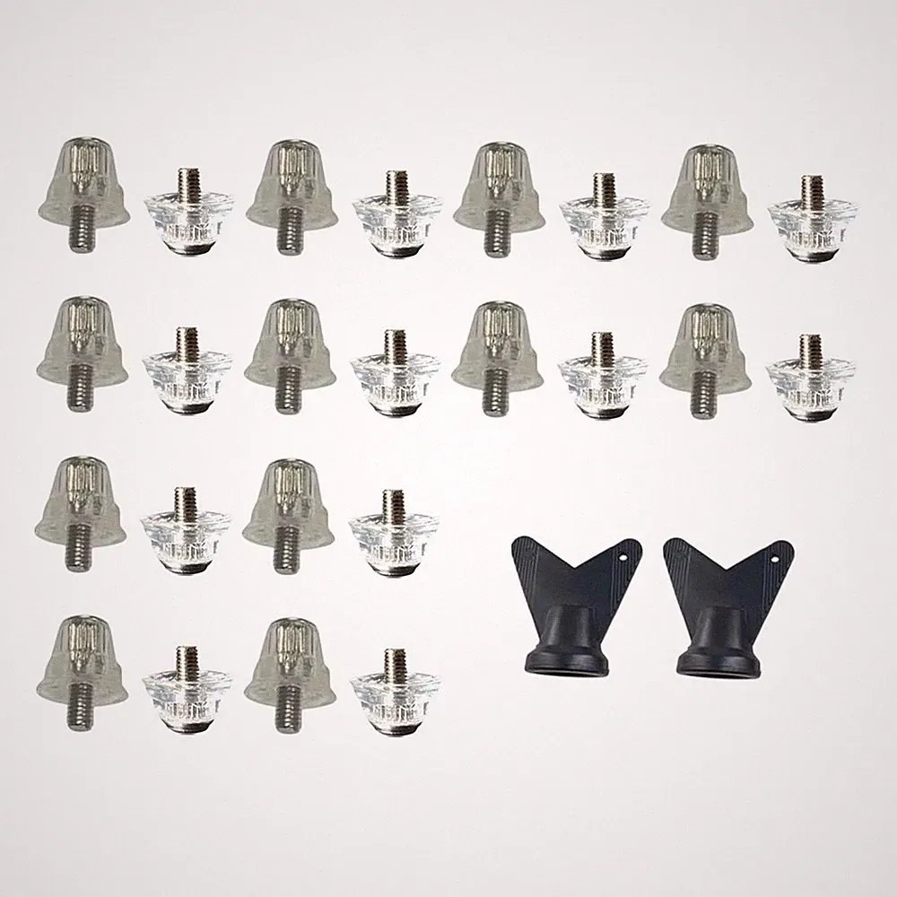 12pcs Replacement Cleats for Soccer Shoes with M5 Screws in Sizes 13 15 16 18mm