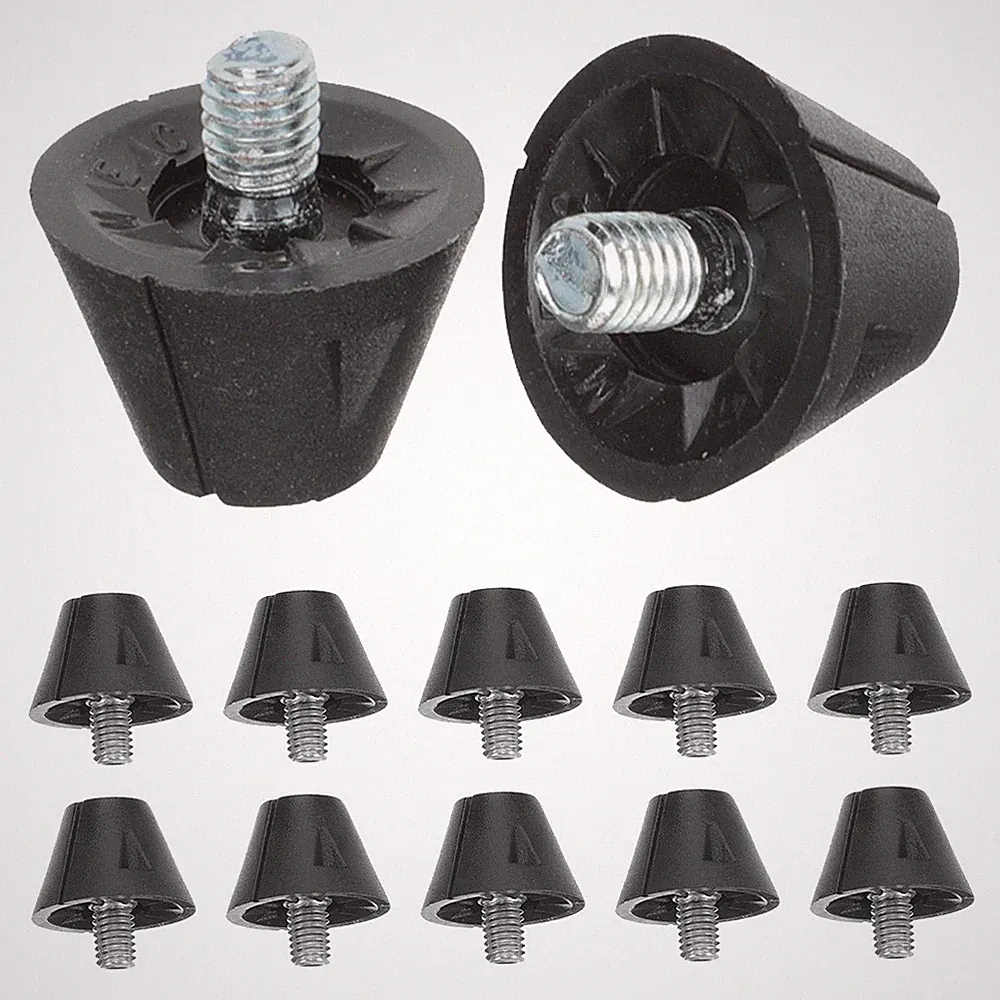 12Pcs Reusable Nylon Soccer Shoe Spikes Replacement for Outdoor Football Cleats