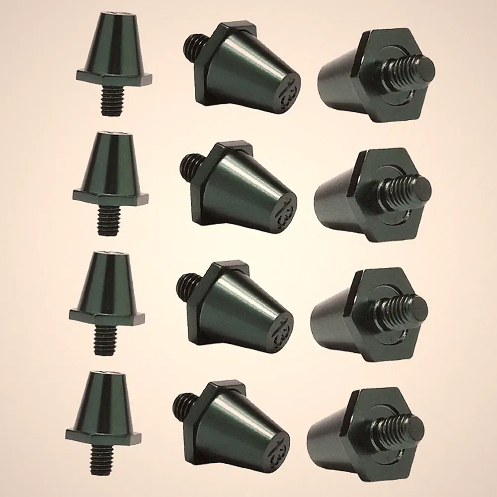 12x Football Shoe Spikes Soccer Studs Stable Nonslip Portable M5 Screw in