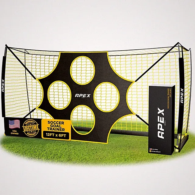 12x6 FT Soccer Goal with Precision Target – Portable Soccer Net with Removabl...