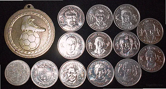 136m. PRE-OWNED: 16 x SOCCER MEDALS OFFICIAL ENGLAND SQUAD MEDAL SELECTION+3