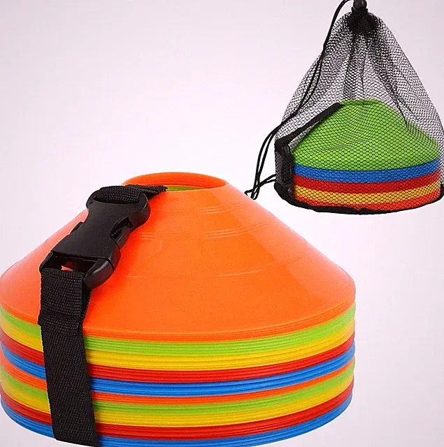15/25/30/50 Pack with Mesh Bag & Strap-Soccer Cones for Sports T...