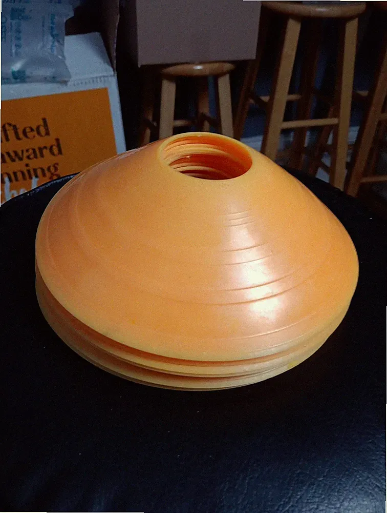 16 Pack Agility Training Cones – Football & Soccer Field Marking