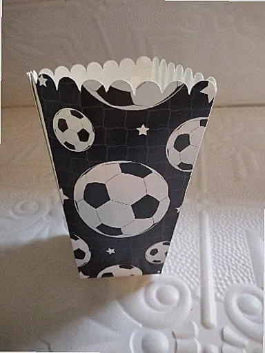 16 Pack Party Favor Soccer Birthday Party Supplies Treats/ Popcorn