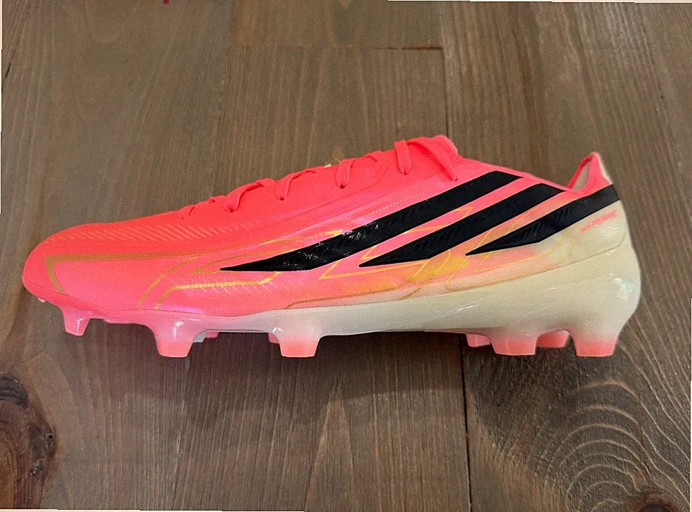 $160 Adidas F50 Hyperfast Pro Firm Ground Soccer Cleats IH9345 Pink MEN 9 WMN 10