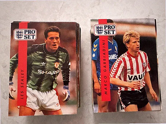 1990-91 Pro Set England Soccer Cards 151-328 -You Pick- Trading Card