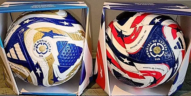 2 Balls Of Adidas 2025 FIFA Club World Cup USA Official Match Soccer Balls