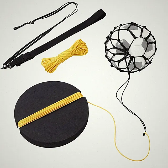 2-in-1 Soccer Training Equipment, Soccer Trainer for Ball Kick Practice with...