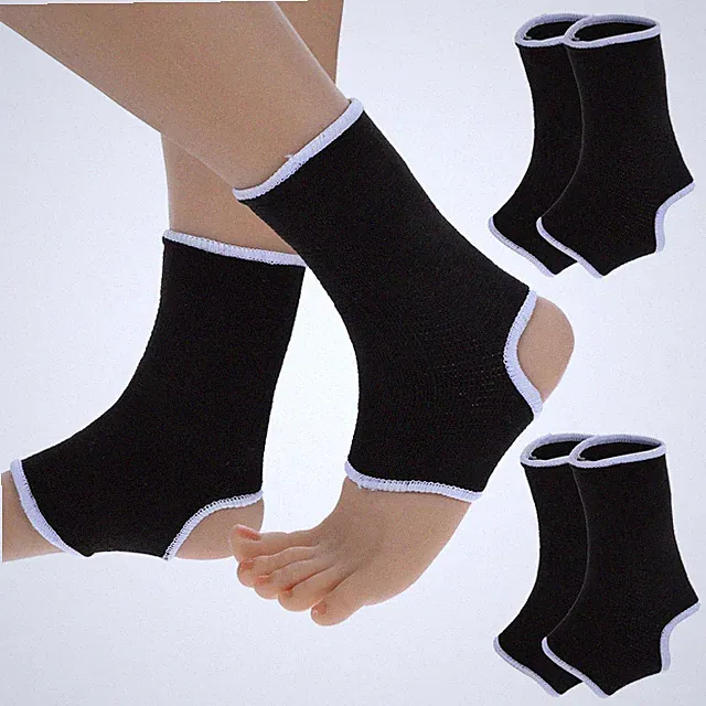 2 Pair Kids Ankle Brace Stabilize Joints, Child Ankle Support Compression Sle...