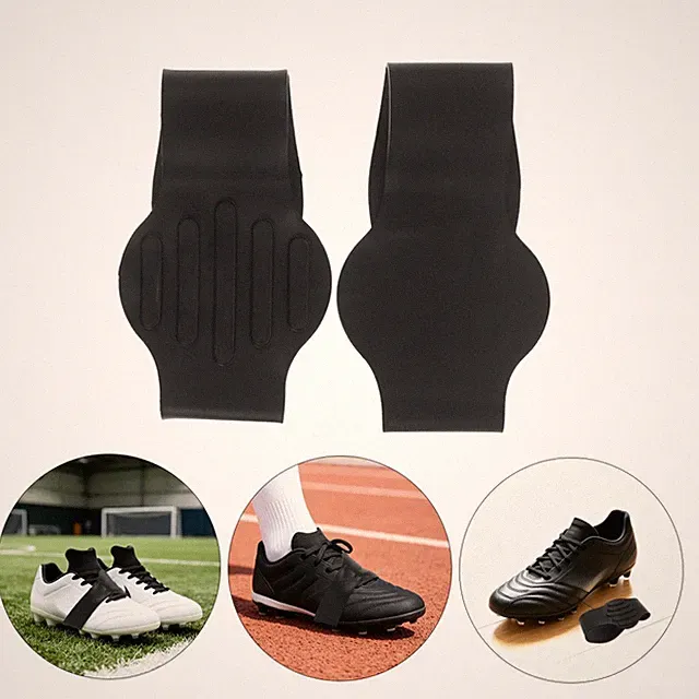 2 Pairs Soccer Lace Bands for Youth - Non-Slip Football Shoe Band - Cleat