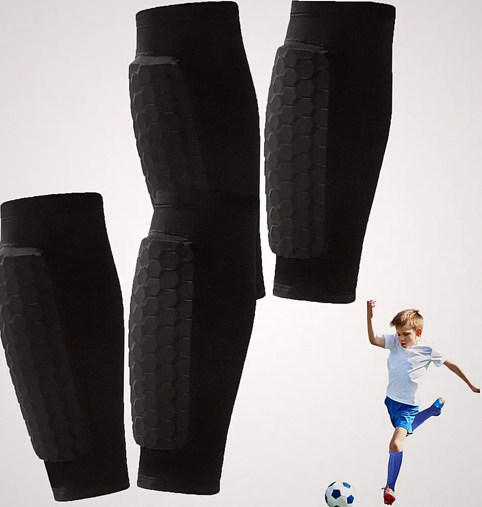 2 Pairs Soccer Shin Guards for Kids Youth Adult,Shin Guards Soccer Calf Compress