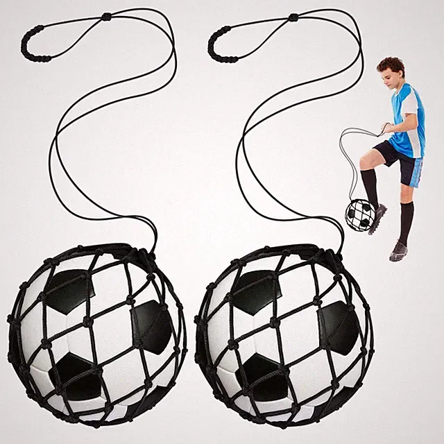 2 Pcs Soccer Ball Net Training Equipment Football Kick Throw Practice Training