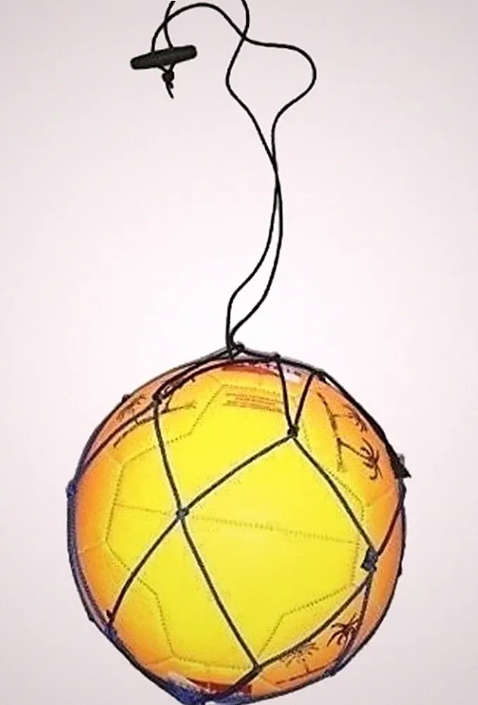 2 Soccer Ball Bungee Elastic Training Juggling Net
