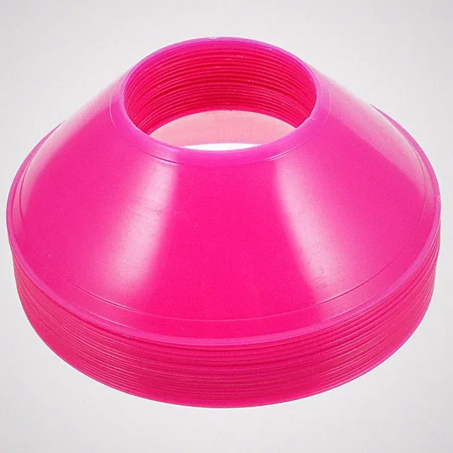 20 Pcs Colorful Training Cones Football Kit Logo Disc Fitness Agility