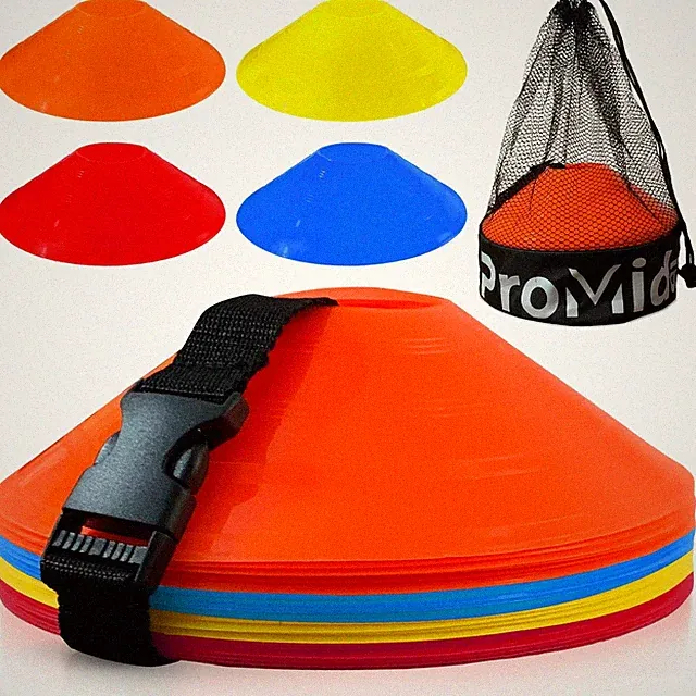 200/100/50 ProMidas Soccer Training Cones Kids Sports Agility Drills W/ Bag