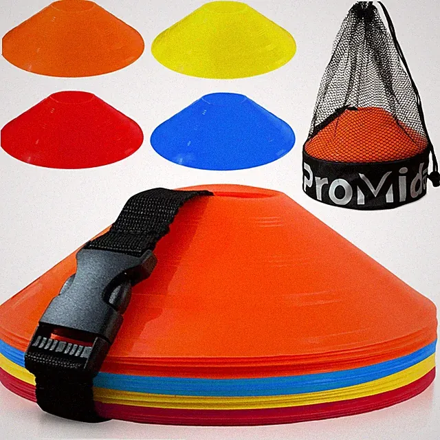 200/100/50 ProMidas Soccer Training Cones Kids Sports Agility Drills W/ Bag