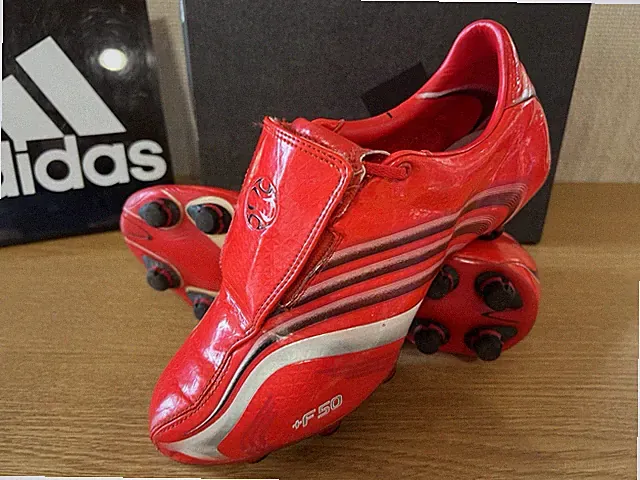 2006 Adidas Vintage F50 Red SG US7/25cm/UK6.5 Very Rare