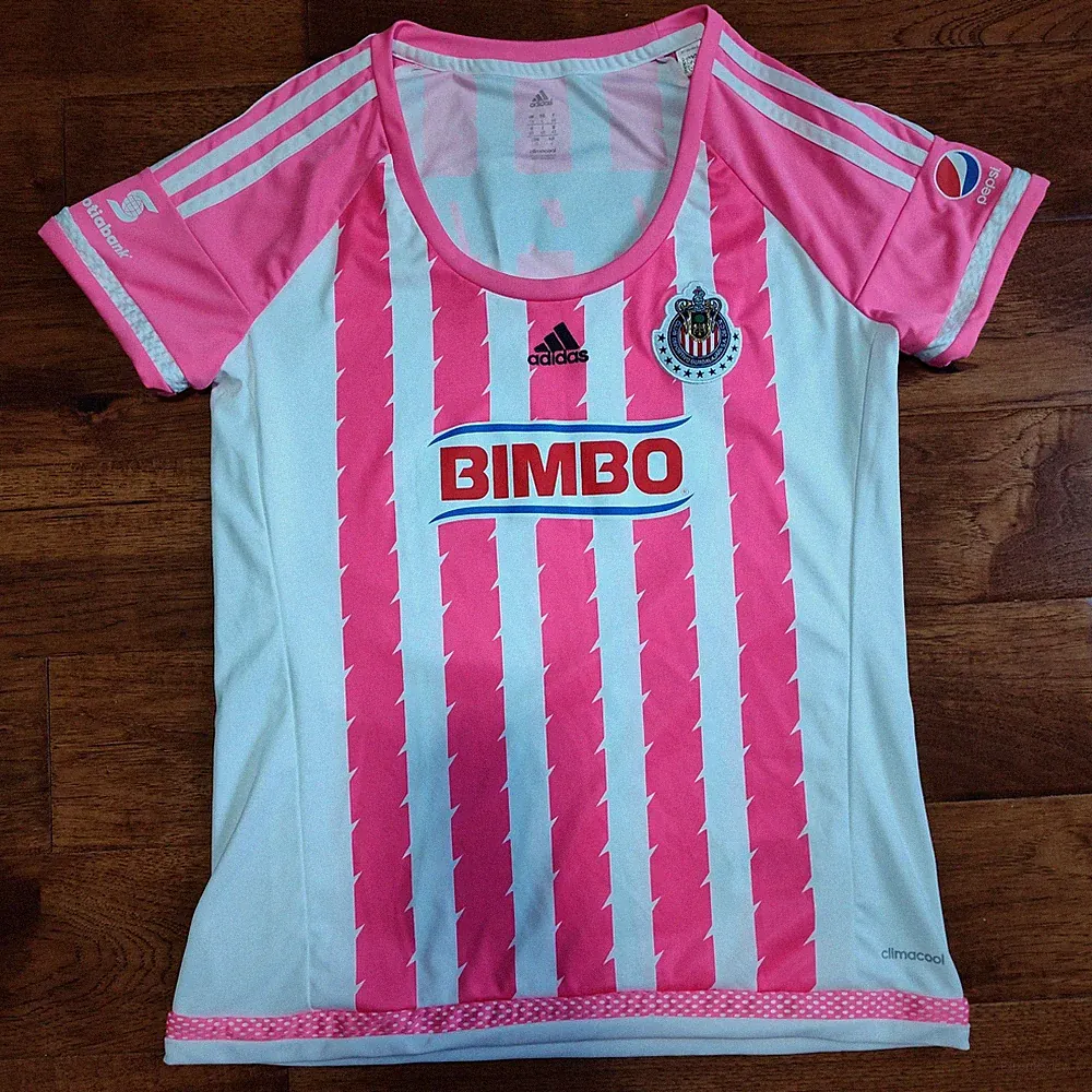 2015/2016 adidas chivas de guadalajara jersey Pink October Women's Soccer
