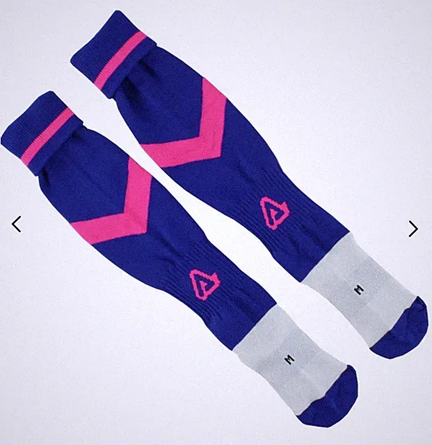 2018-19 Valenciennes FC Acerbis Third Socks Blue Pink Size Large New W Tags