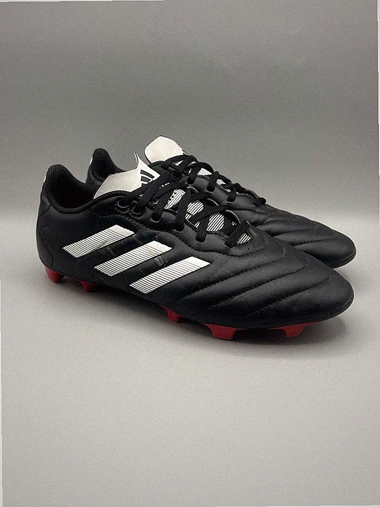 2021 Adidas Goletto 8 FG Black Red Firm Ground Soccer Cleats - Men’s Size 7 USED