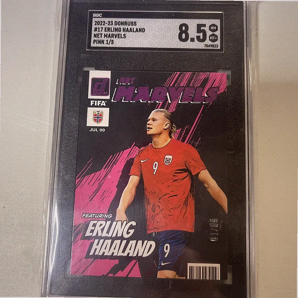 2022-23 Donruss Pink Soccer Net Marvels Erling Haaland #ed 01/05 **Super Rare**