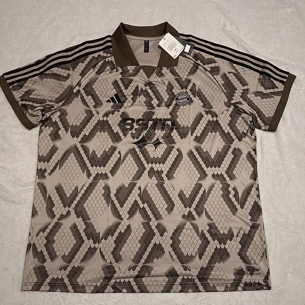 2024-25 Men’s Adidas Bayern Munich BSTN Brown Soccer Jersey 2XL XXL Germany