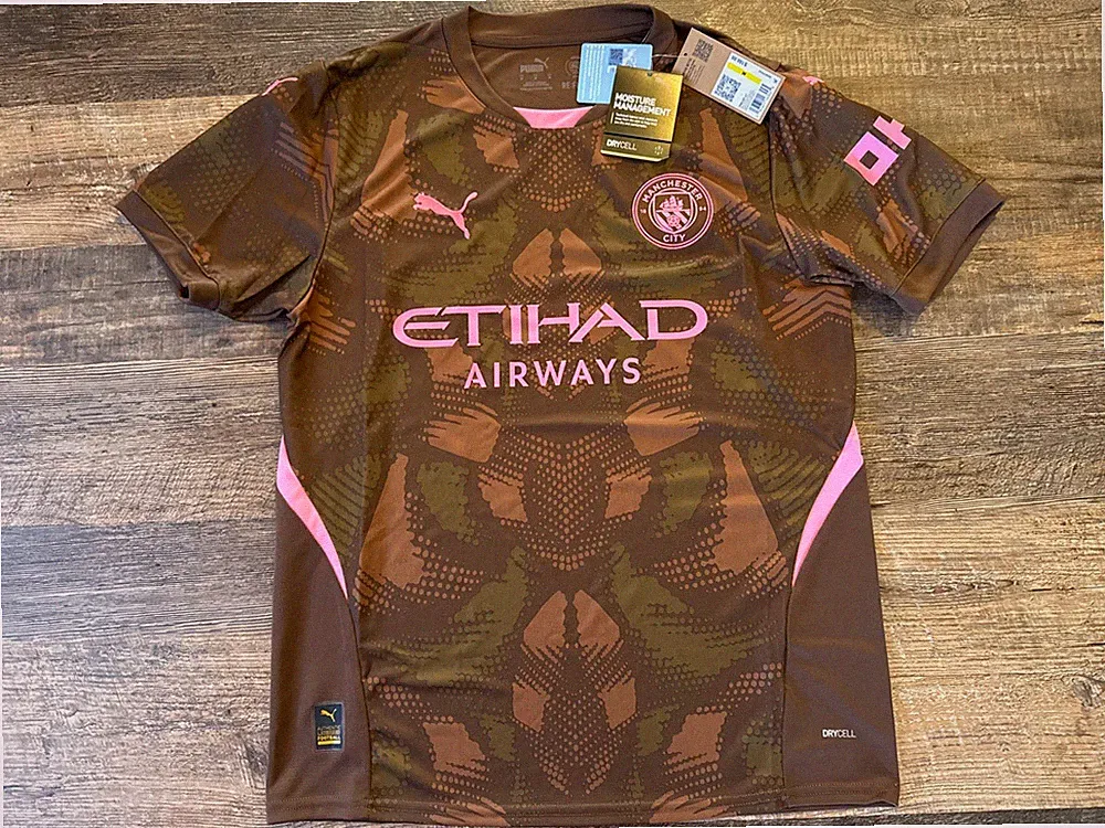 brown soccer jersey