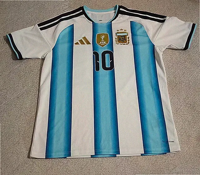 2026 Argentina Home Jersey MESSI #10 FANS Version Size S-2XL