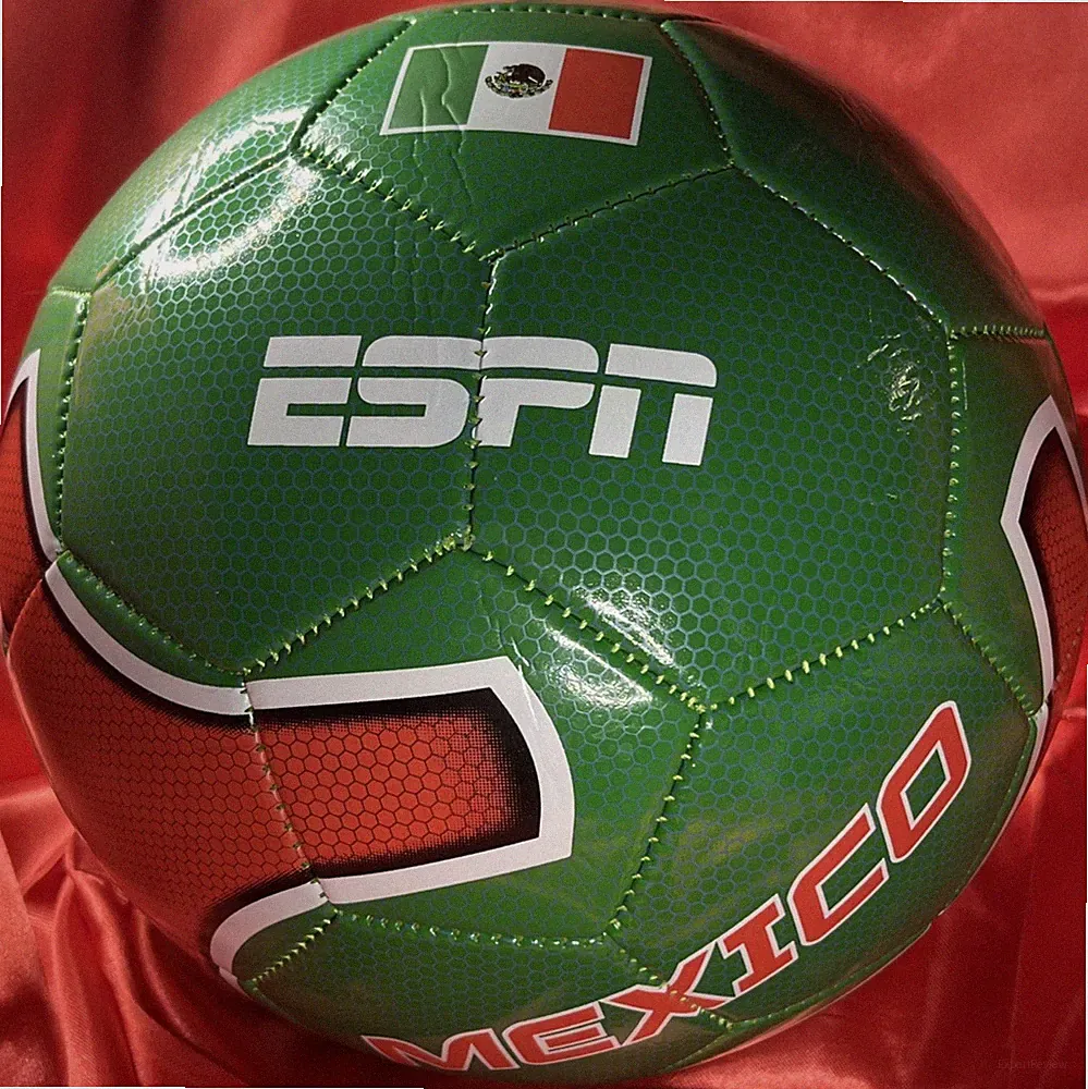 2026🔥ESPN Mexico🔥Soccer Ball Size 5 - Green Red White Black for Soccer FIFA