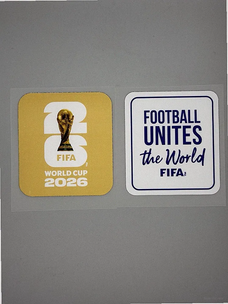 2026 FIFA World Cup Patch Soccer Jersey Iron On Gold & Final