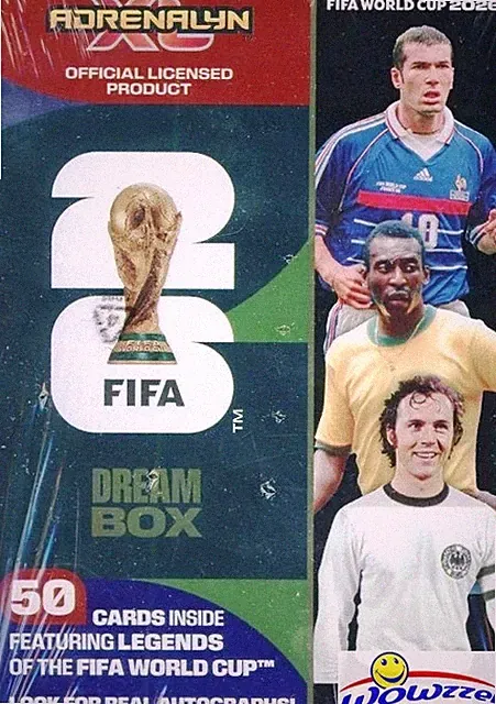 2026 Panini Adrenalyn XL WORLD CUP Soccer Sealed 50 Card DREAM Box-Look for AUTO
