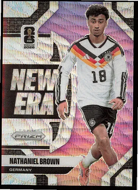 2026 Panini Prizm FIFA World Cup #22 Nathaniel Brown New Era Wave Prizms
