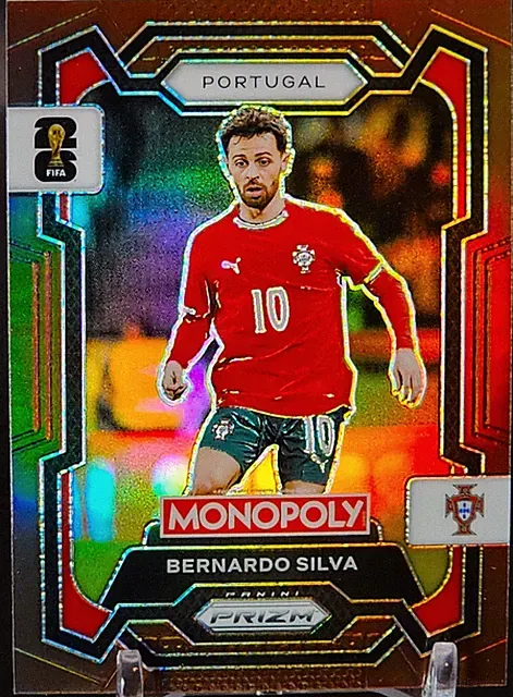 2026 Panini Prizm Monopoly FIFA World Cup Bernardo Silva Brown /299 Portugal