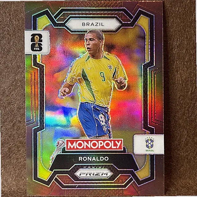 2026 Panini Prizm Monopoly FIFA World Cup - Ronaldo Brazil #18 Brown Prizm /299