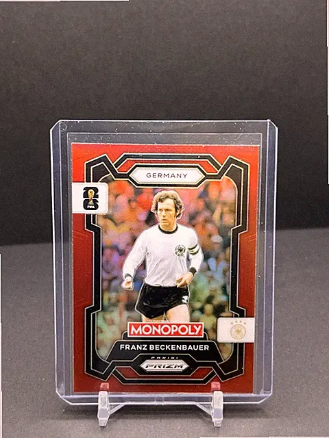 2026 Panini Soccer Prizm Monopoly World Cup Franz Beckenbauer Red #60 Germany
